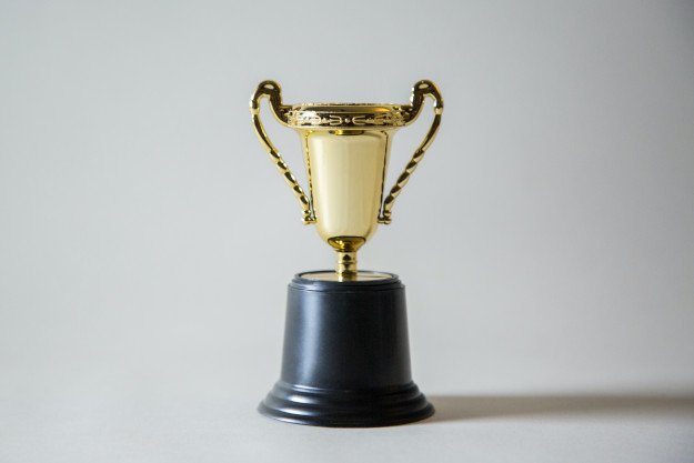 photo of a golden trophy