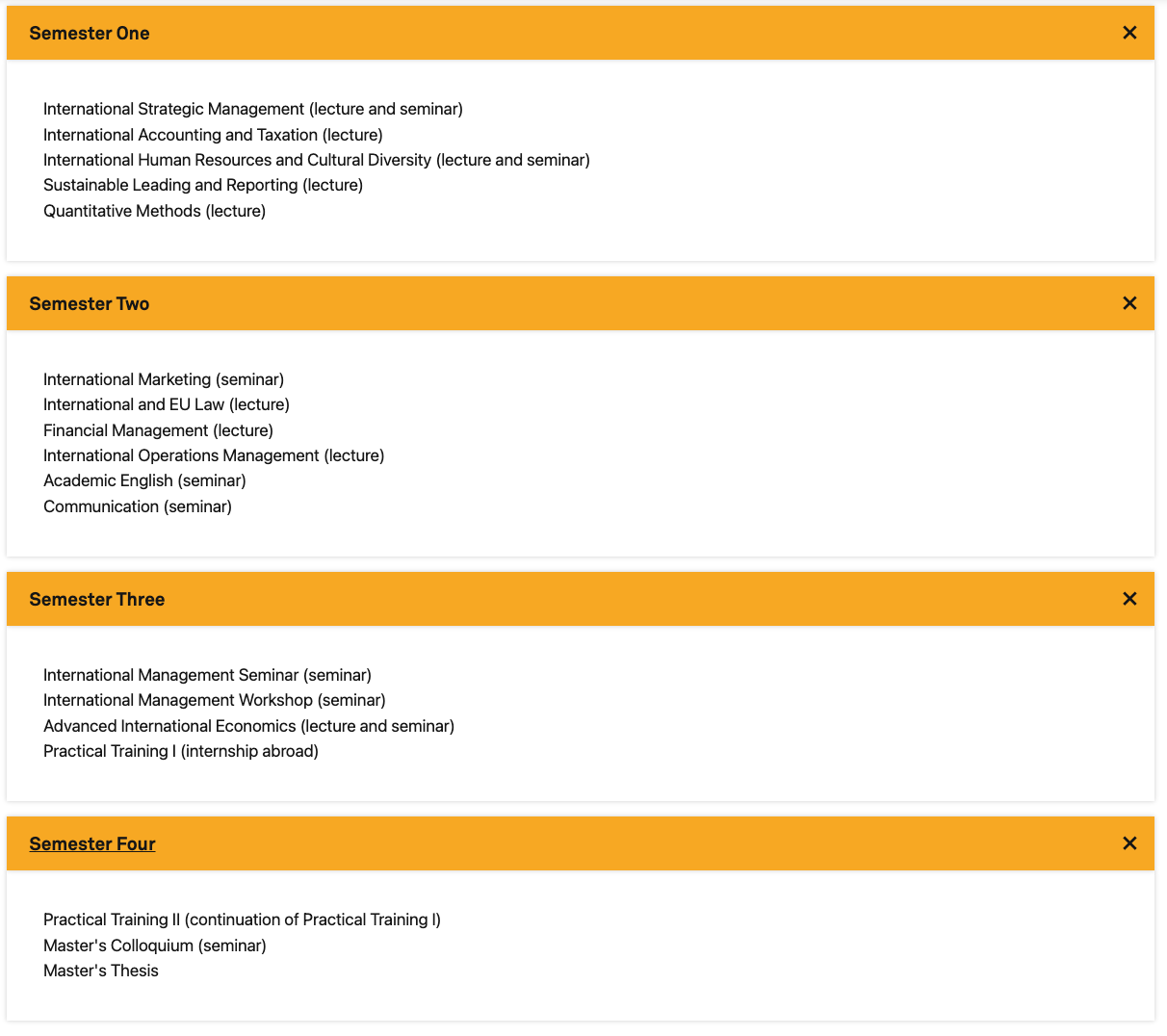 Curriculum