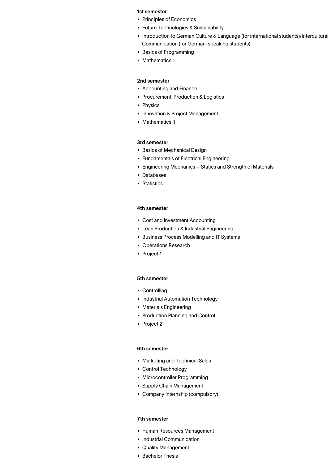 Curriculum