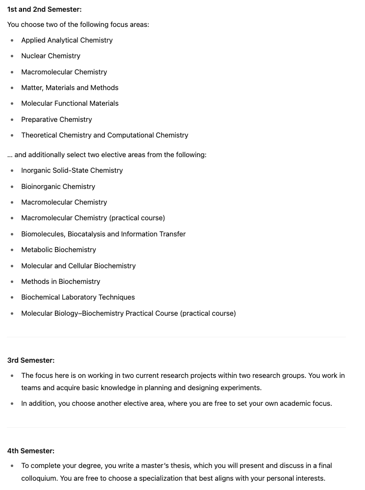 Curriculum